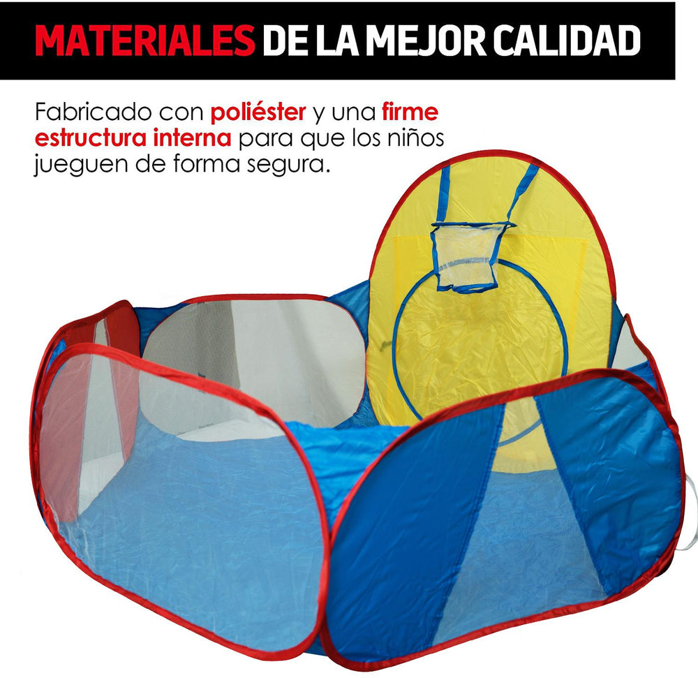 Alberca para Pelotas con Canasta Plegable