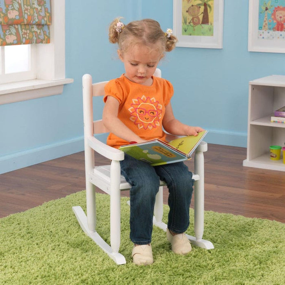 Mecedora de Madera Kidkraft Blanca -18120