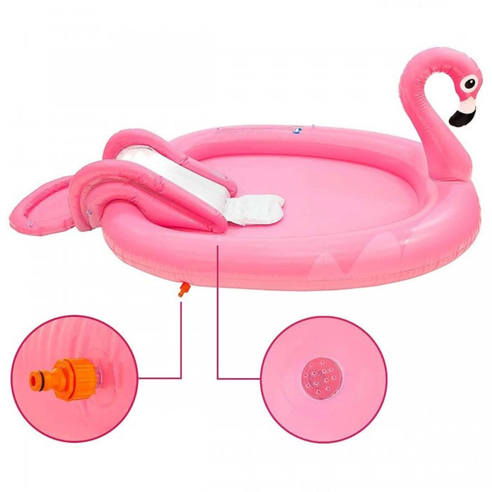 Piscina Flamingo Inflable Resistente Alberca Para Niños