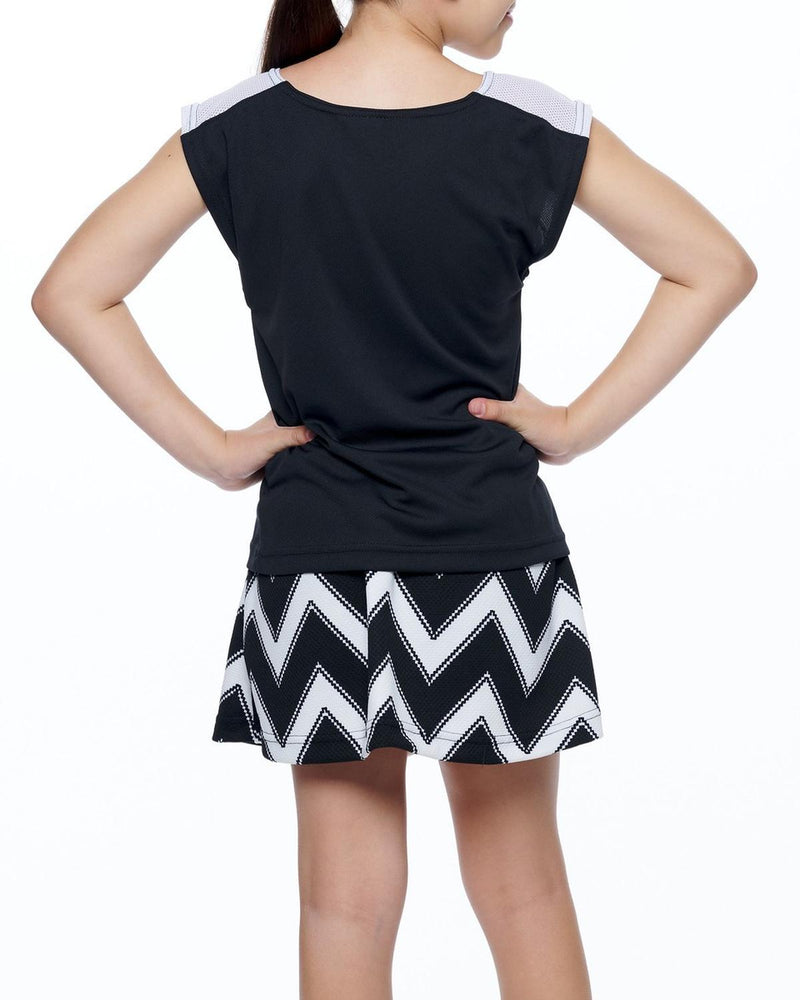 Ropa Deportiva para niña conjunto blusa/falda-short 010