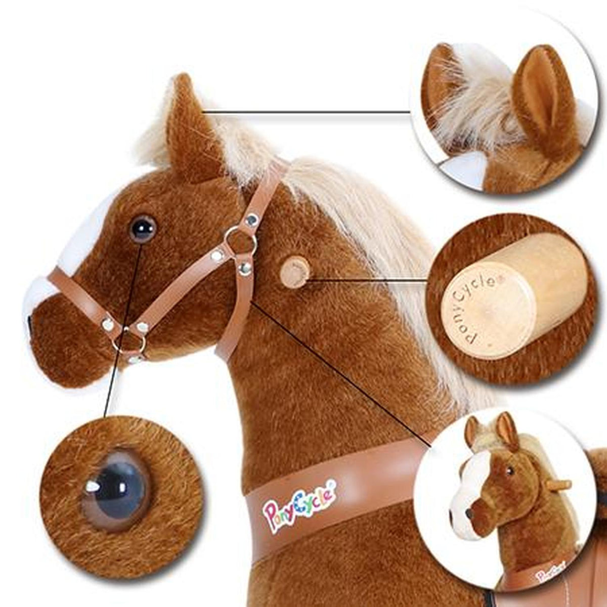 Caballos de juguete montables con ruedas hotsell