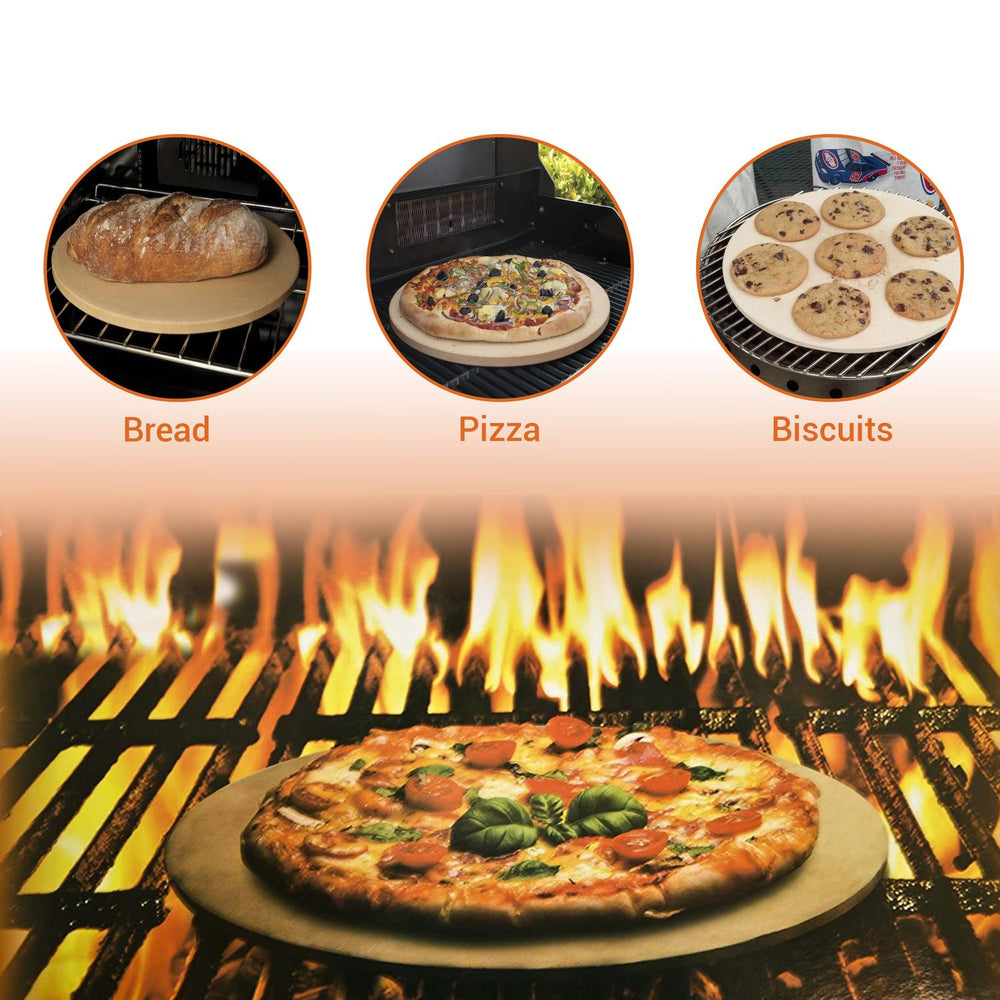 Piedra Para Hornear Pizza 16 pulgadas Elly Decor