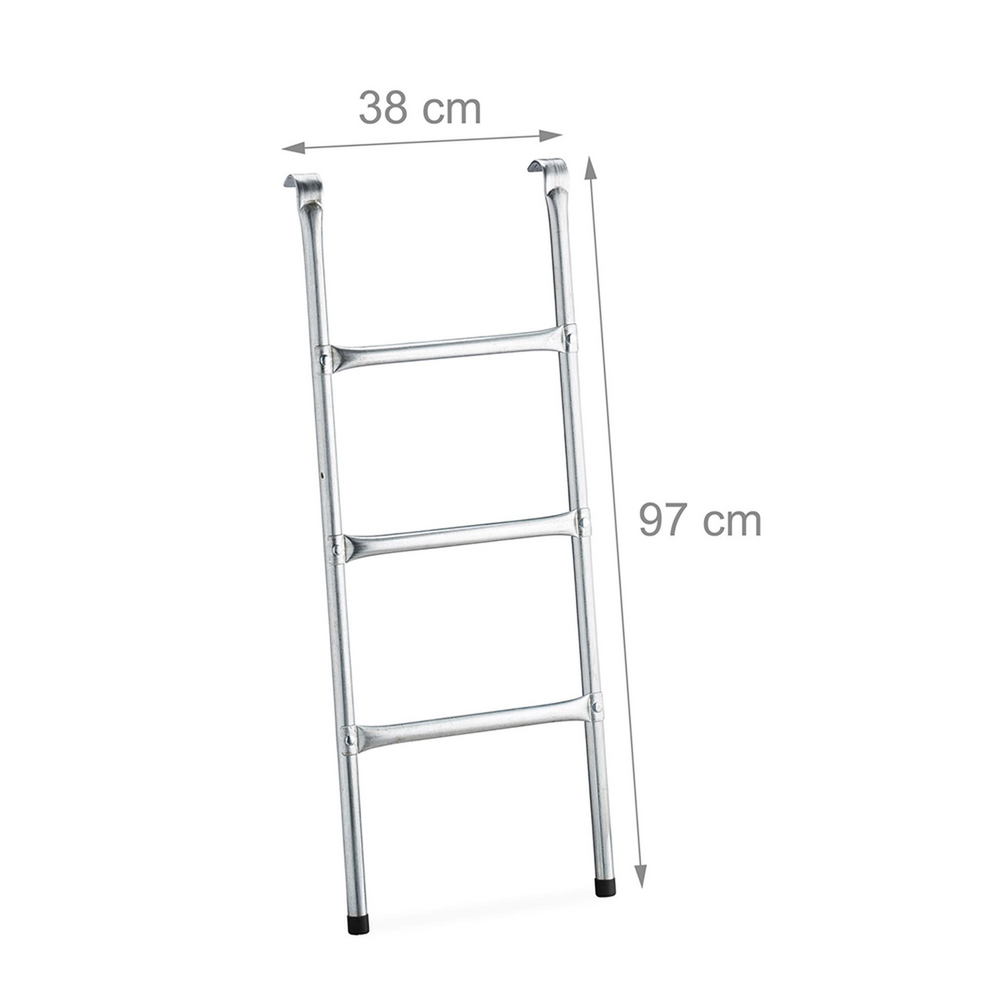 Escalera Antideslizante Con Peldaños Metalico Para Trampolin