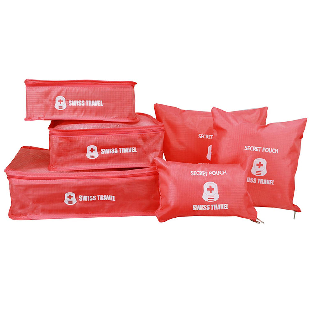 Set De 6 Organizadores De Poliester Para Ropa Swiss Travel