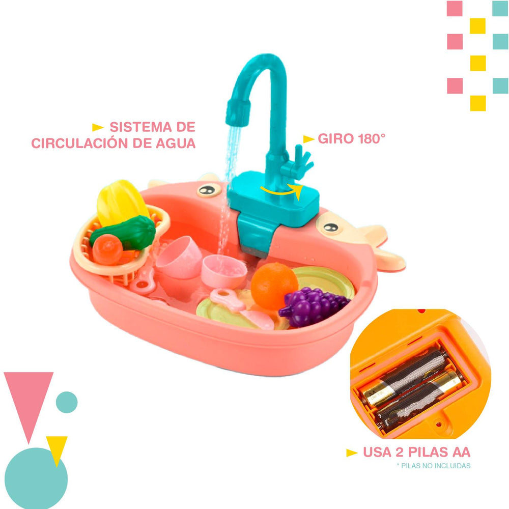 Lava trastes juguete sensorial Set 16 pcs