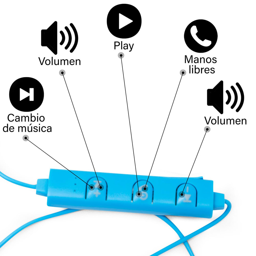 Audifonos inalámbricos bluetooth con microfono BS-EPBT-01
