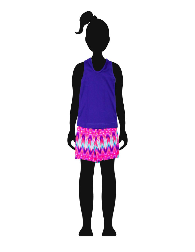 Ropa Deportiva para niña conjunto blusa/short 009