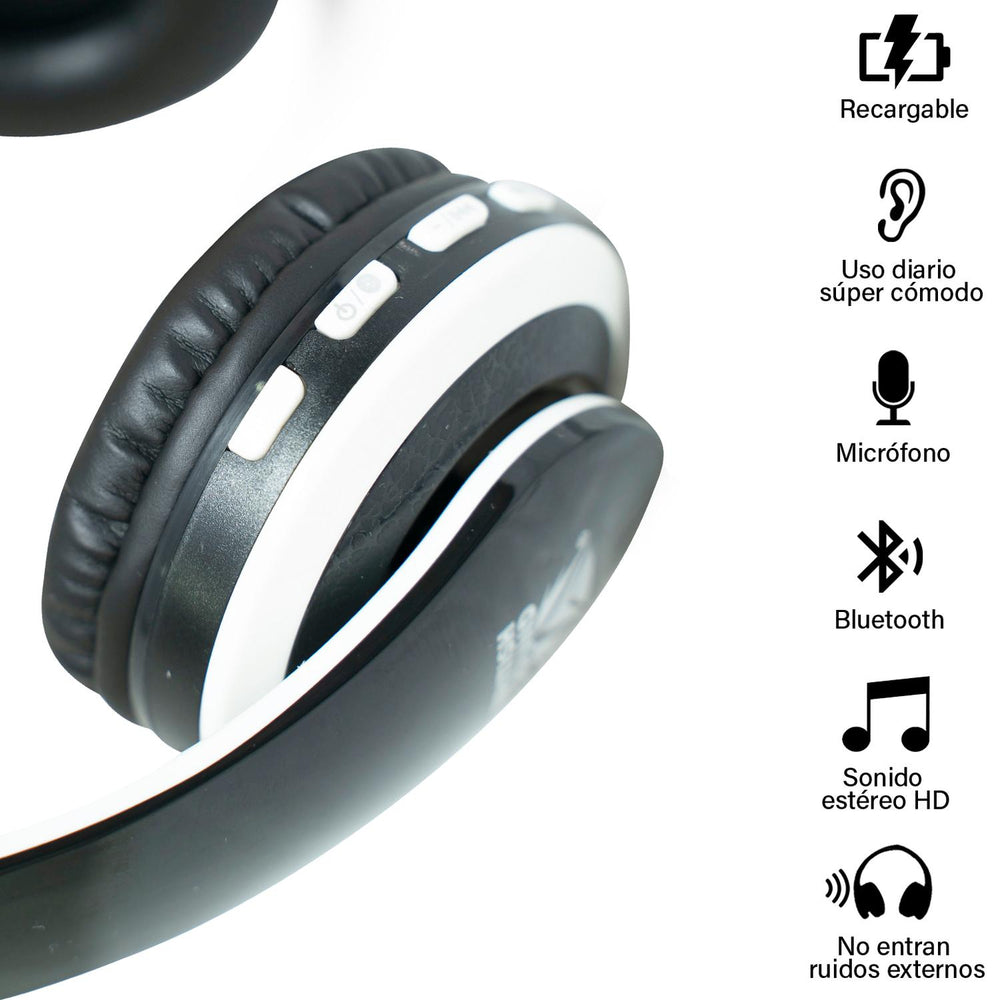 Audifonos Inalámbricos Bluetooth con Diadema BS-HPBT-01
