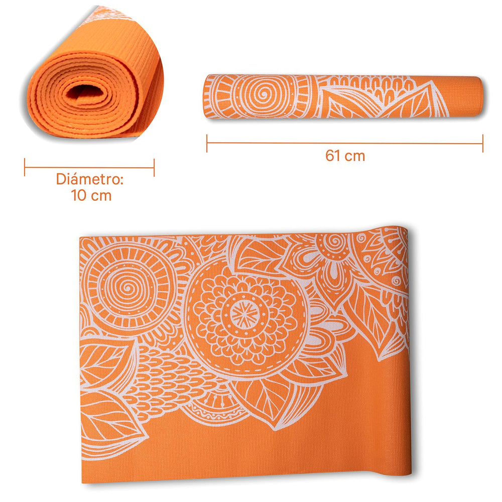 Set 12 Tapetes para practicar Yoga 3 mm Fuxion Sports