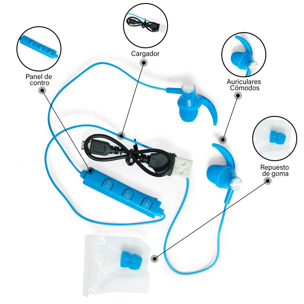 Audifonos inalámbricos bluetooth con microfono BS-EPBT-01