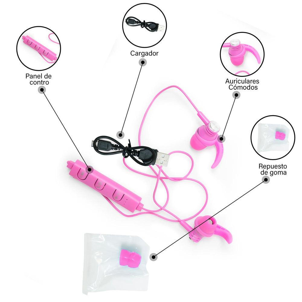 Audifonos inalámbricos bluetooth con microfono BS-EPBT-01