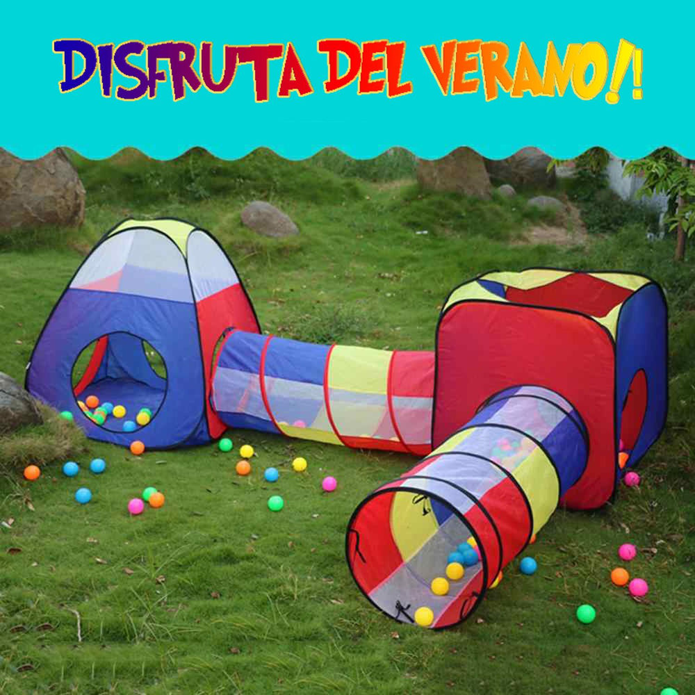 Tunel Gusano Juego para niños Alberca de Pelotas