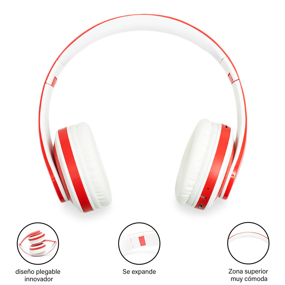 Audifonos Inalámbricos Bluetooth con Diadema BS-HPBT-01