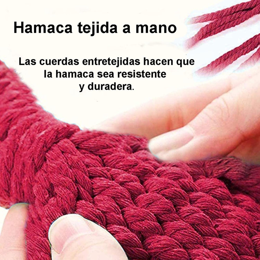 Hamaca de Tela de algodón Individual