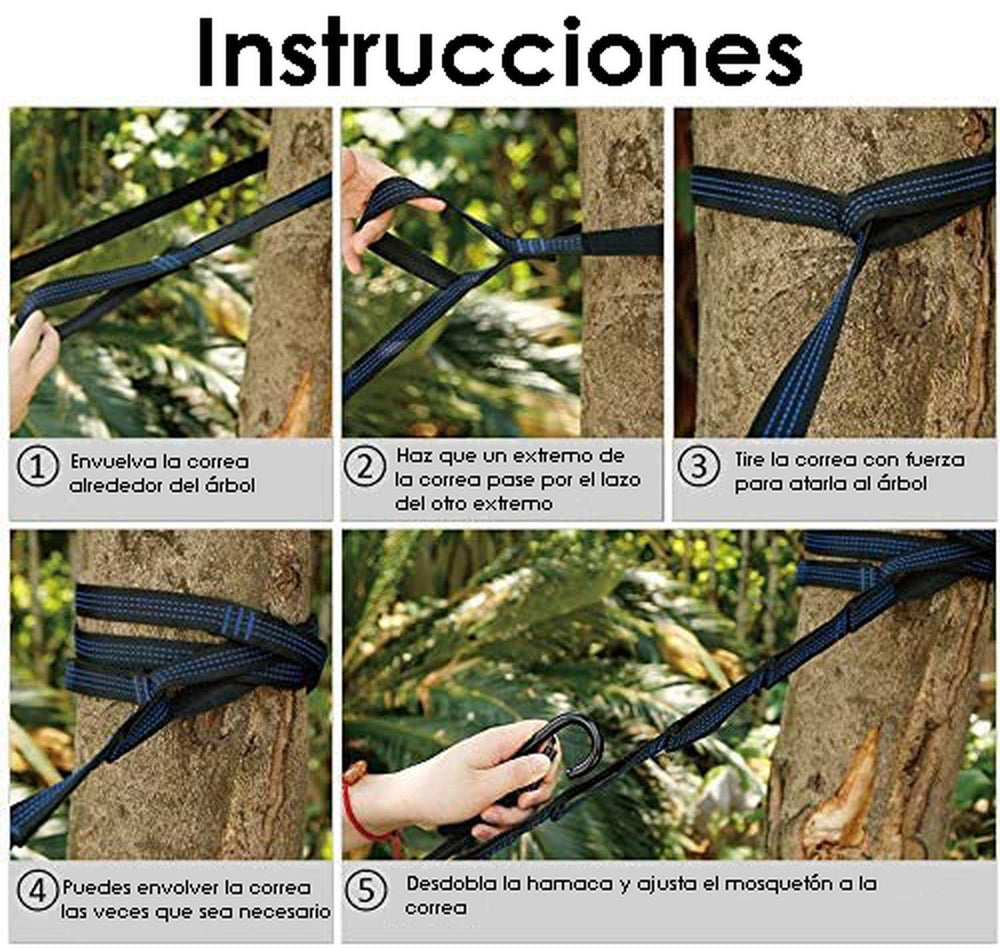 Hamaca de Tela de algodón Individual