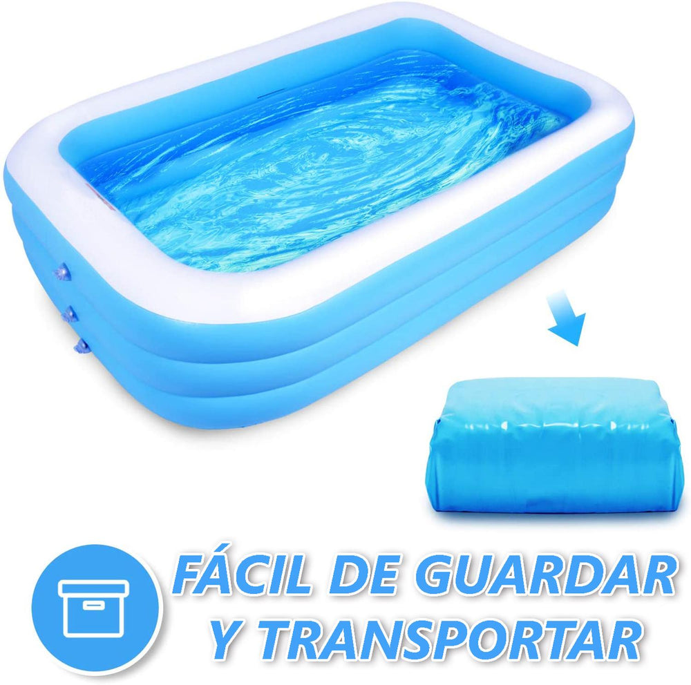 Alberca Piscina Familiar Inflable Fuxion 255 x 155 cm