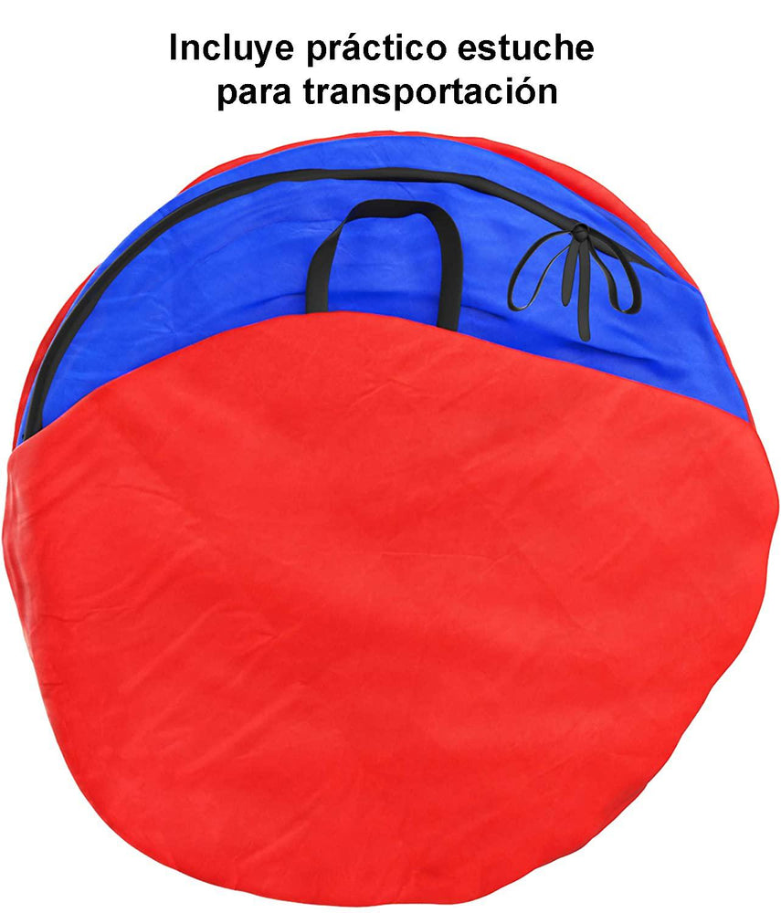 Tunel Gusano juego para niños Plegable 4 salidas