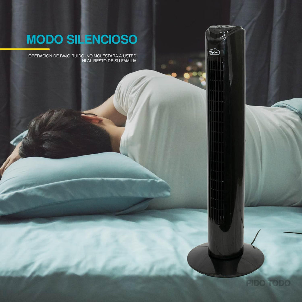 Abanico Ventilador Torre 83 CM Giratorio Control Remoto