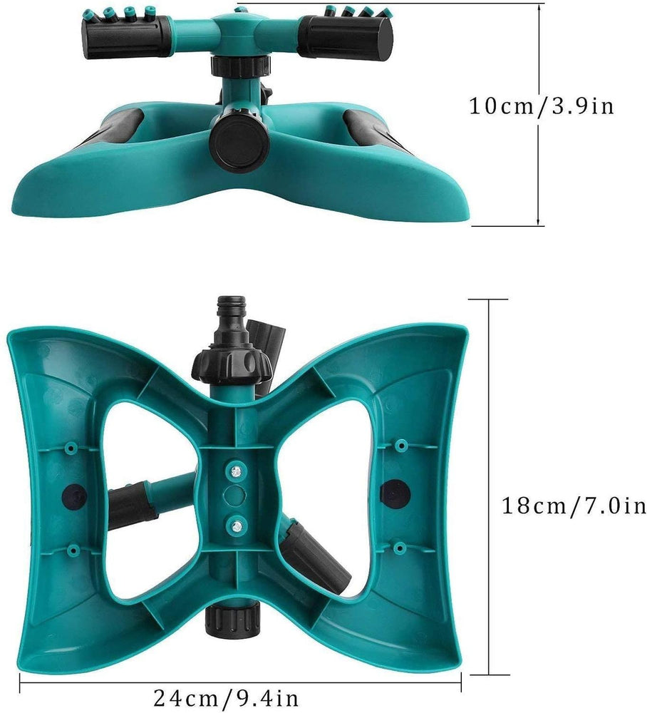 Rociador de Jardín Mariposa giratorio Automático 360°