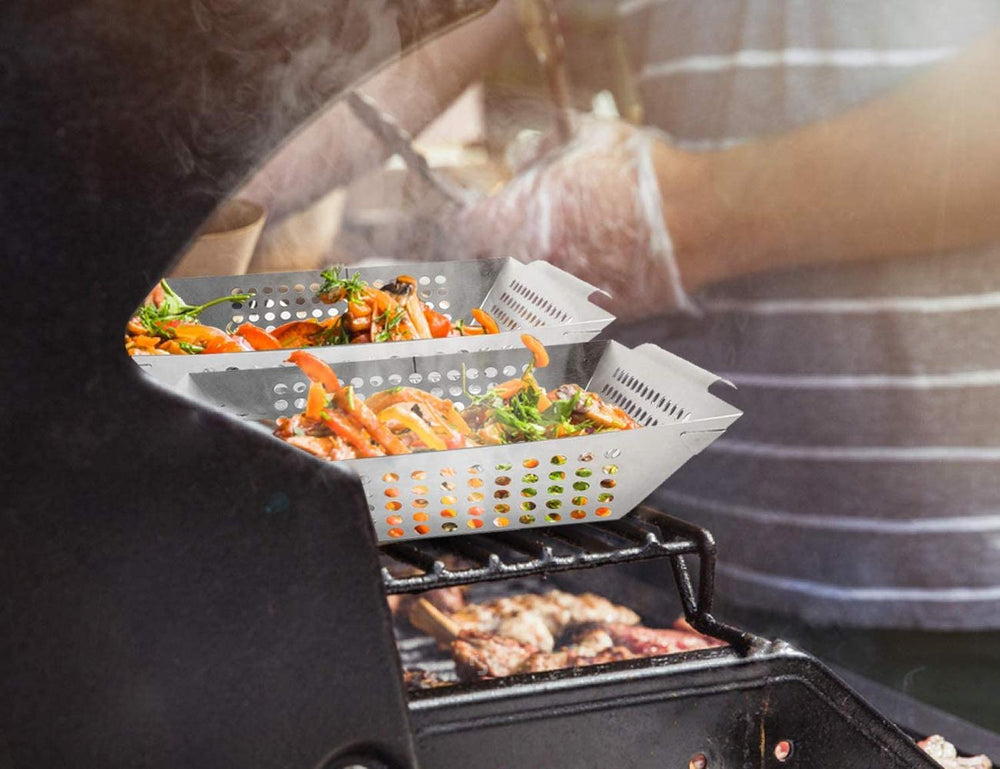 Cesta para Asar verduras, pescado, carne a la parrilla