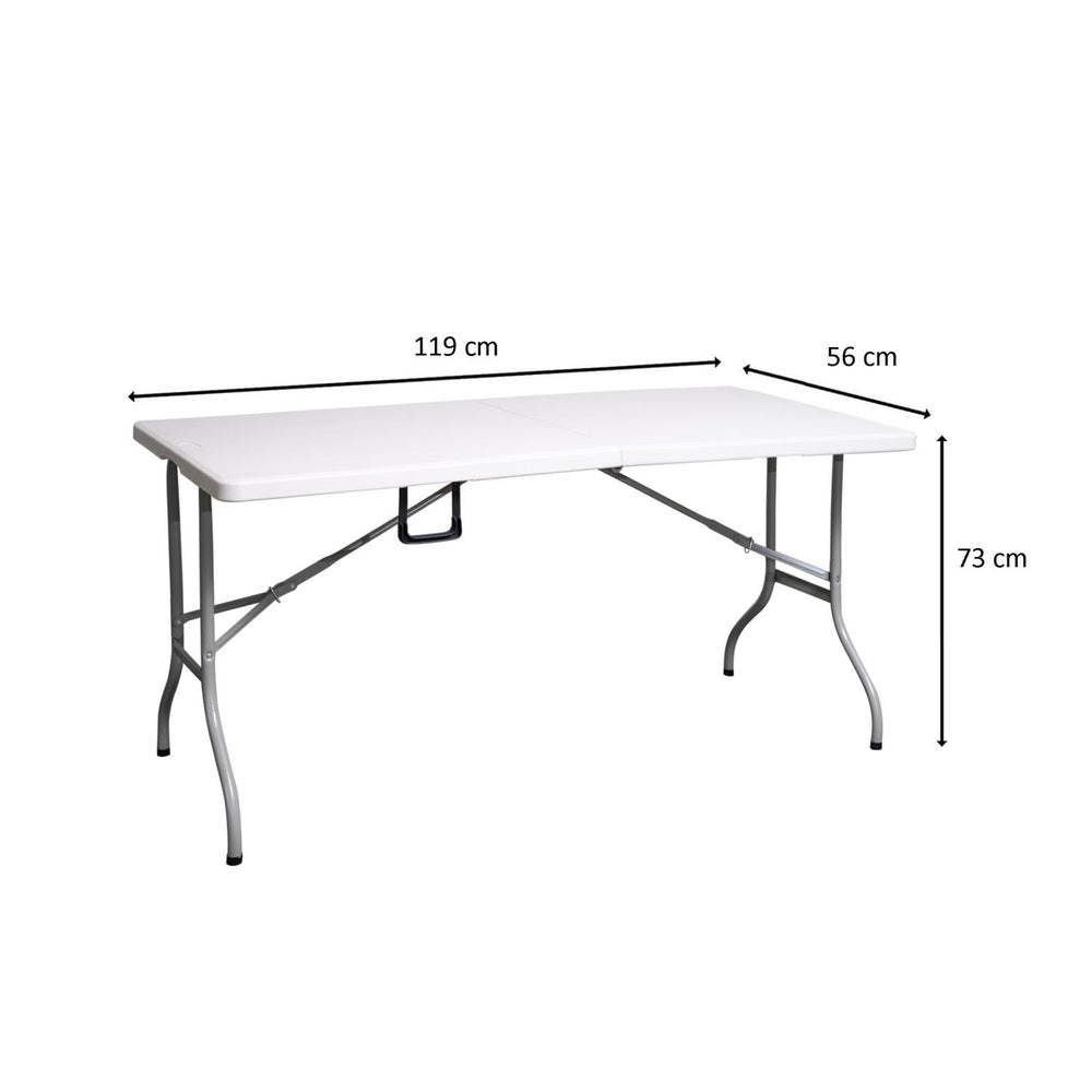 Mesa Plegable 1.19 m tipo Portafolio para Exterior