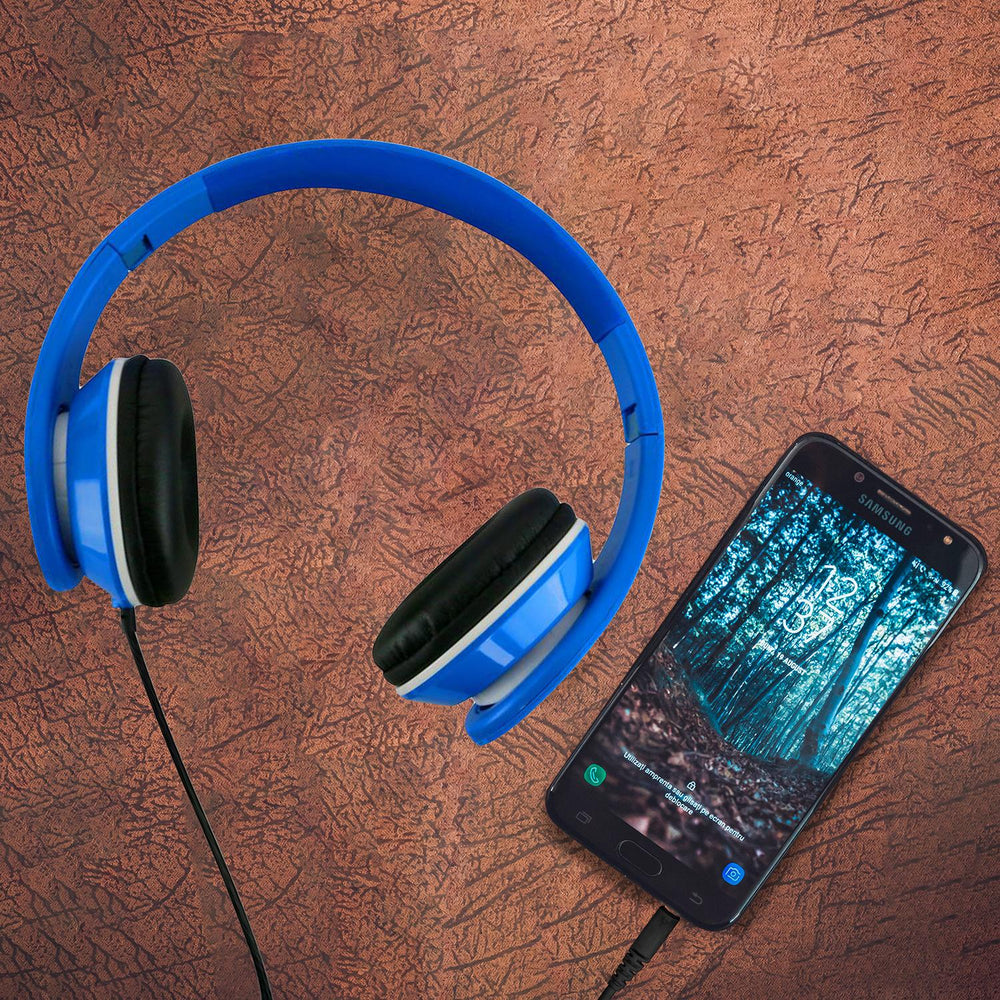 Audifonos sonido estéreo alámbricos cable 1.2mts BS-HPWR-01