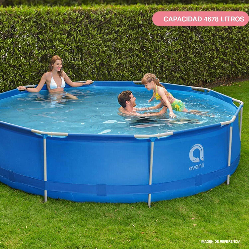 Alberca Piscina Redonda Estructura de Acero 3.05m x 76cm