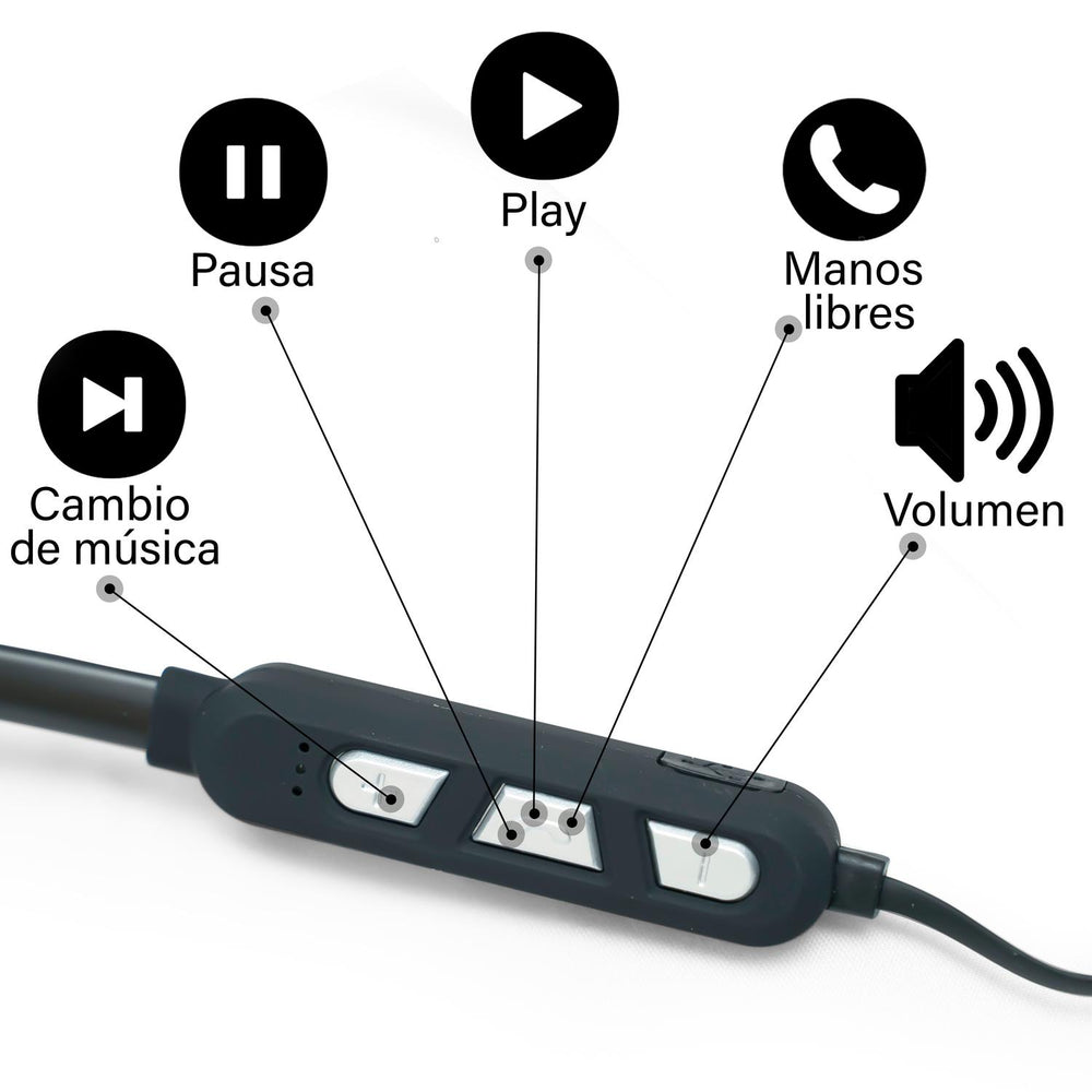Audifonos inalámbricos bluetooth con microfono BS-EPBTS-01
