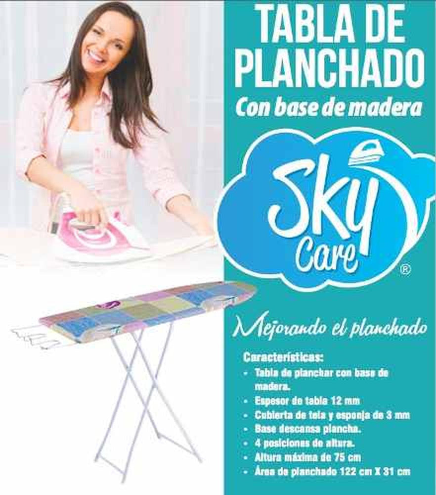 Tabla De Planchado Burro Con Base De Madera 12mm