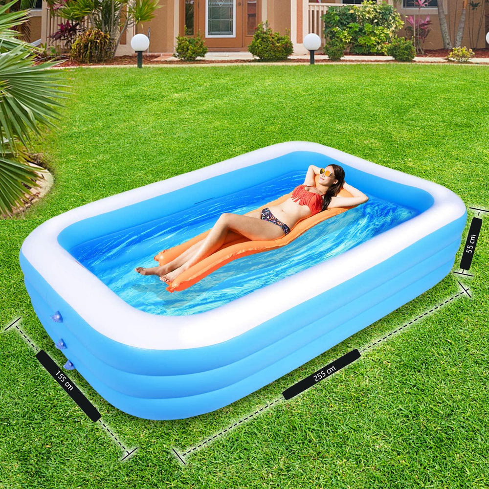 Alberca Piscina Familiar Inflable Fuxion 255 x 155 cm