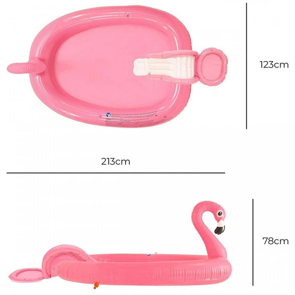 Piscina Flamingo Inflable Resistente Alberca Para Niños