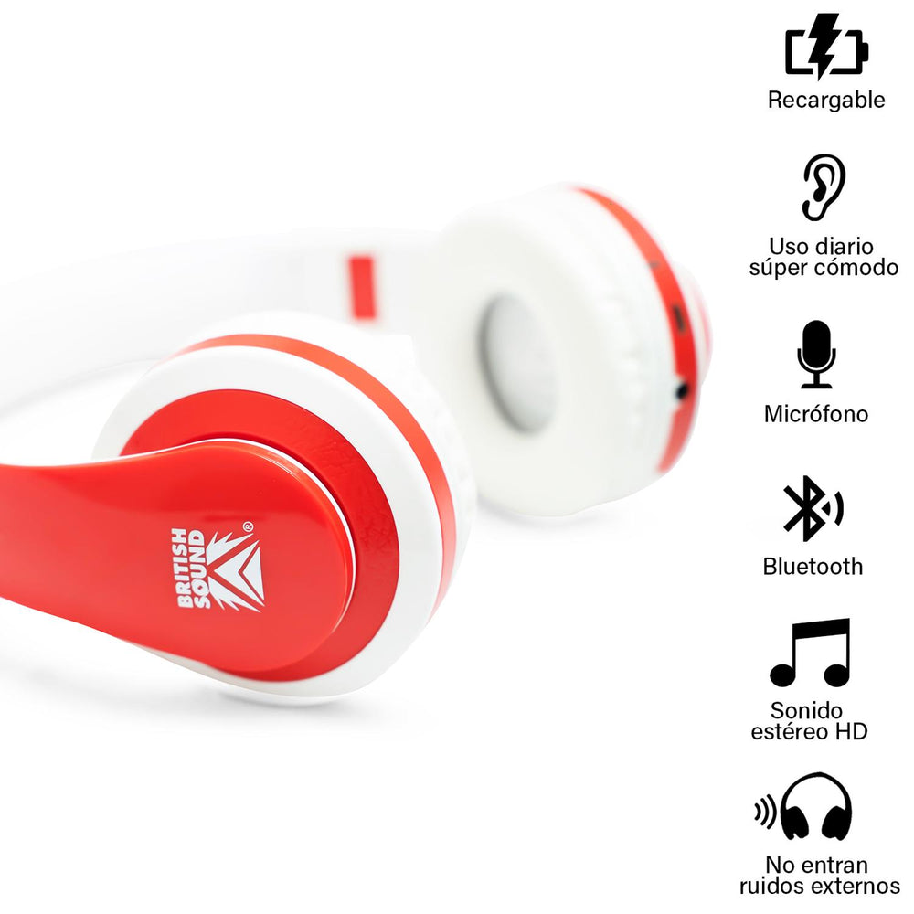 Audifonos Inalámbricos Bluetooth con Diadema BS-HPBT-01