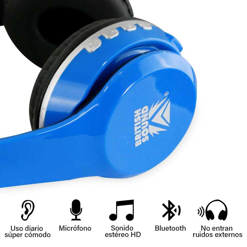 Audifonos inalámbricos bluetooth con micrófono BS-HPBT-02