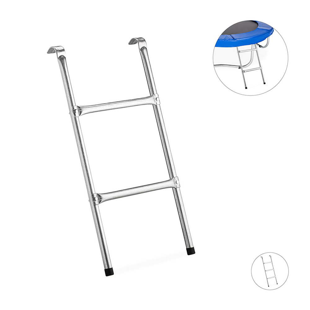 Escalera Antideslizante Con Peldaños Metalico Para Trampolin