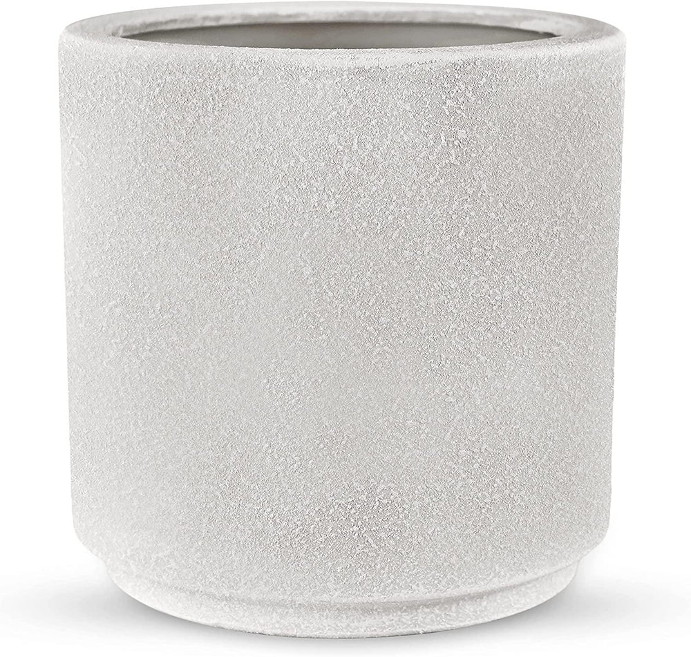 Maceta Cilindro Barro Loza 25.4 cm