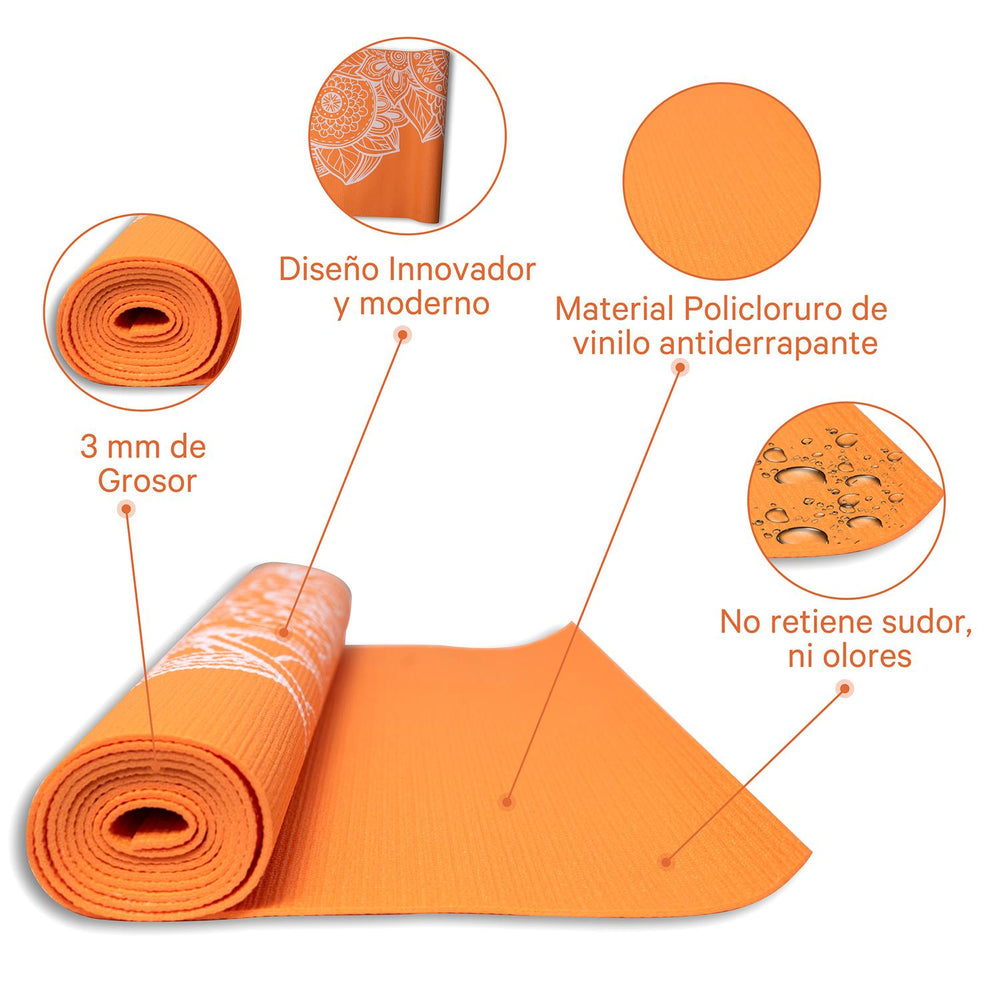 Tapete para practicar Yoga Fuxion Sports 3 mm FS-TY3MM