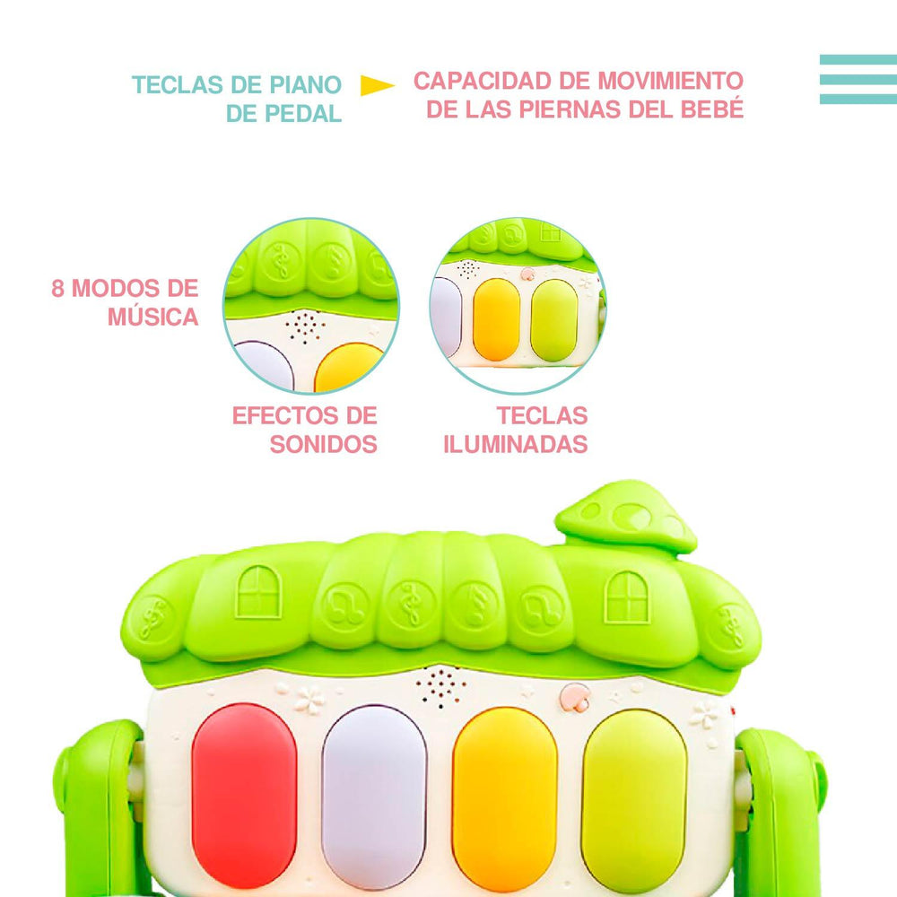 Tapete de ejercicio didactico bebe con sonido