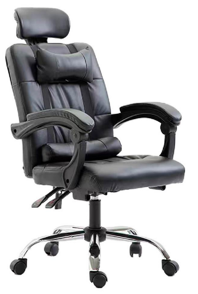 Silla de oficina vinipiel sin reposapies
