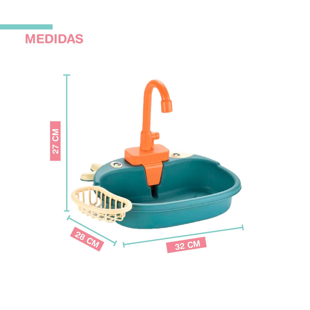 Lava trastes juguete sensorial Set 16 pcs