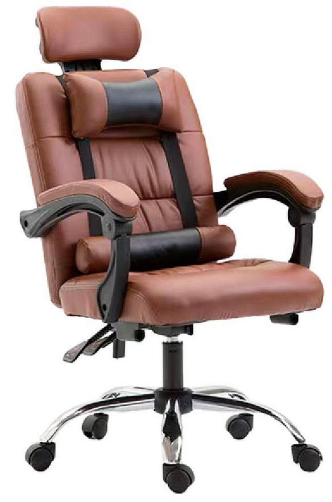 Silla de oficina vinipiel sin reposapies