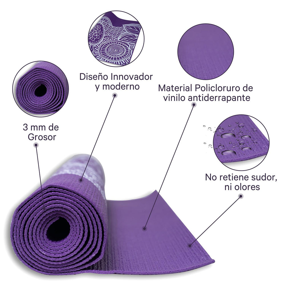 Tapete para practicar Yoga Fuxion Sports 3 mm FS-TY3MM