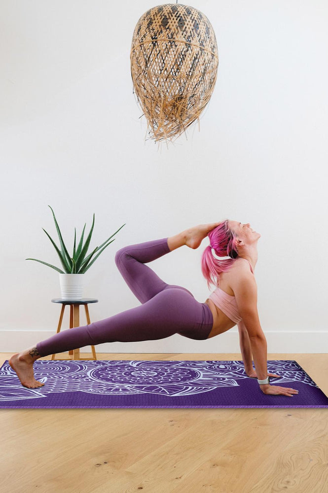 Set 12 Tapetes para practicar Yoga 3 mm Fuxion Sports