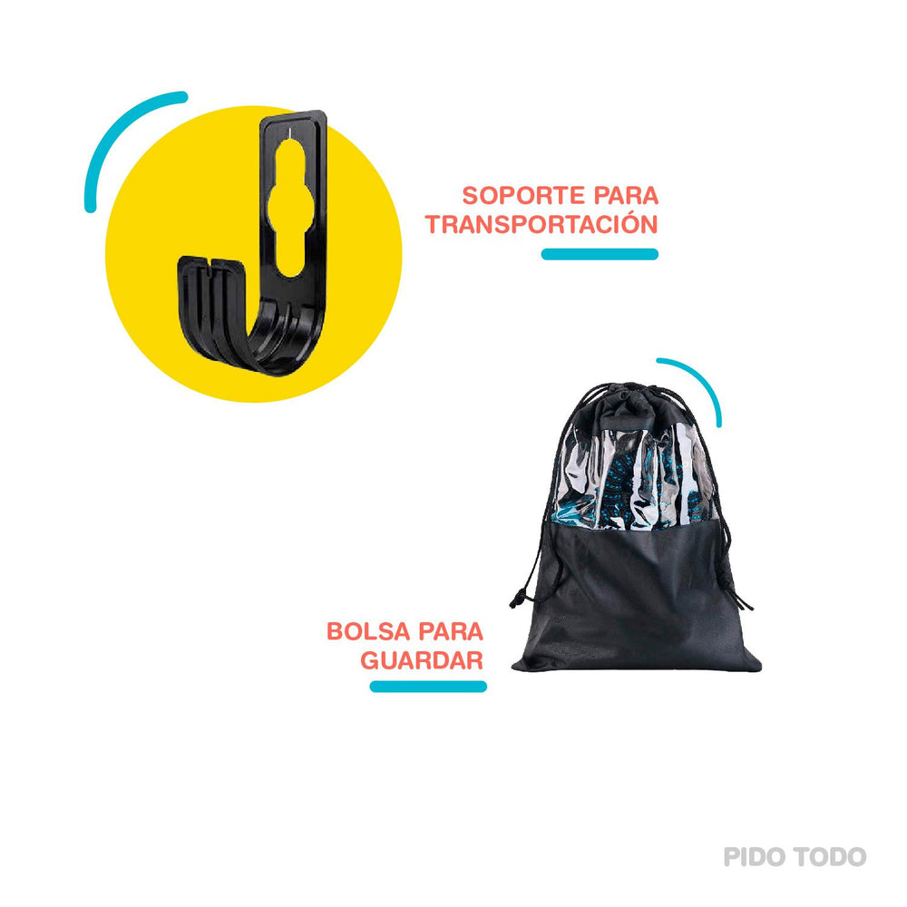 Manguera Expandible Azul 20 Metros -66 Pies Premium