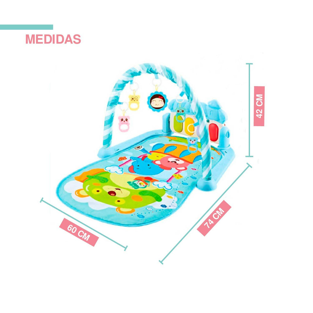Tapete de ejercicio didactico bebe con sonido