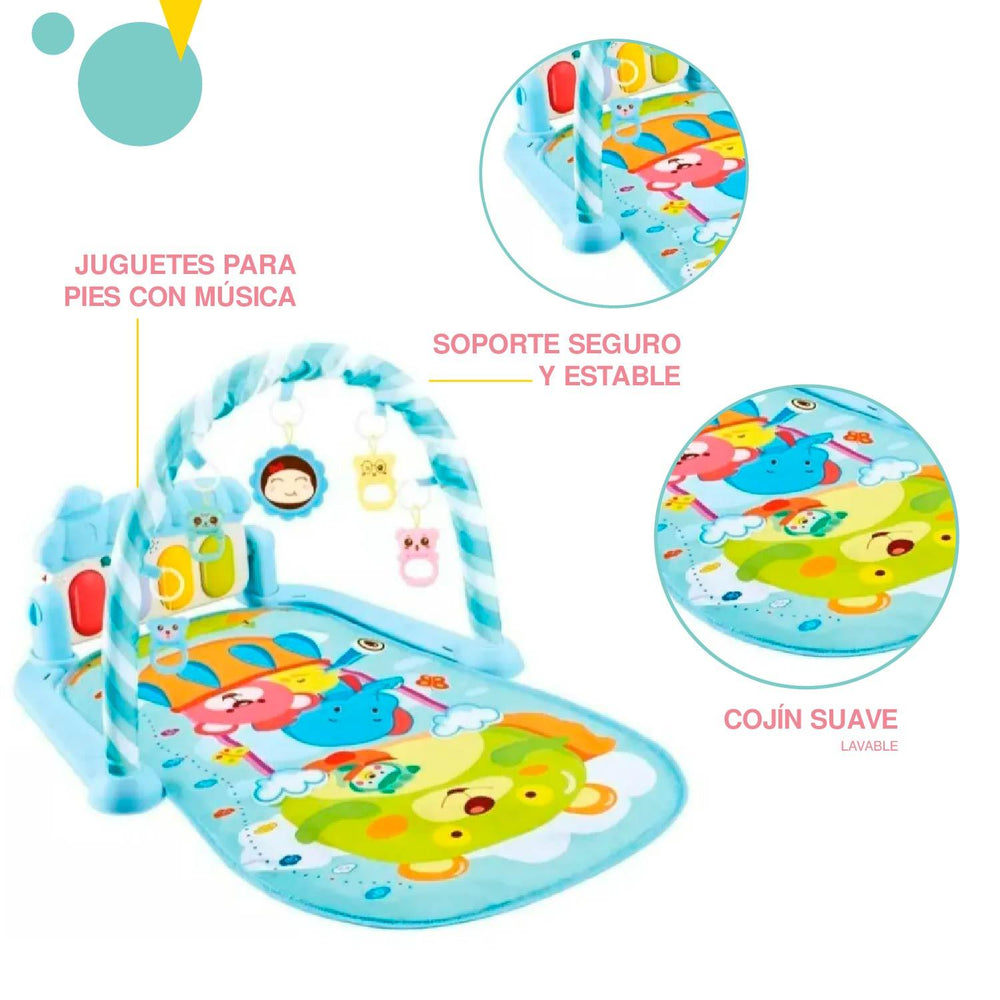 Tapete de ejercicio didactico bebe con sonido