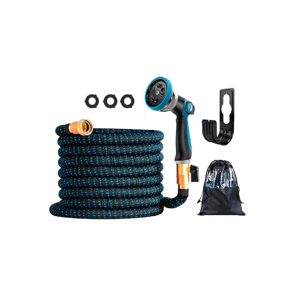 Manguera Expandible Azul 10 Metros - 33 Pies Premium