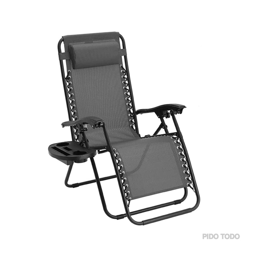 Silla Tipo Camastro Plegable Tecnologia Gravedad Cero Reclinable