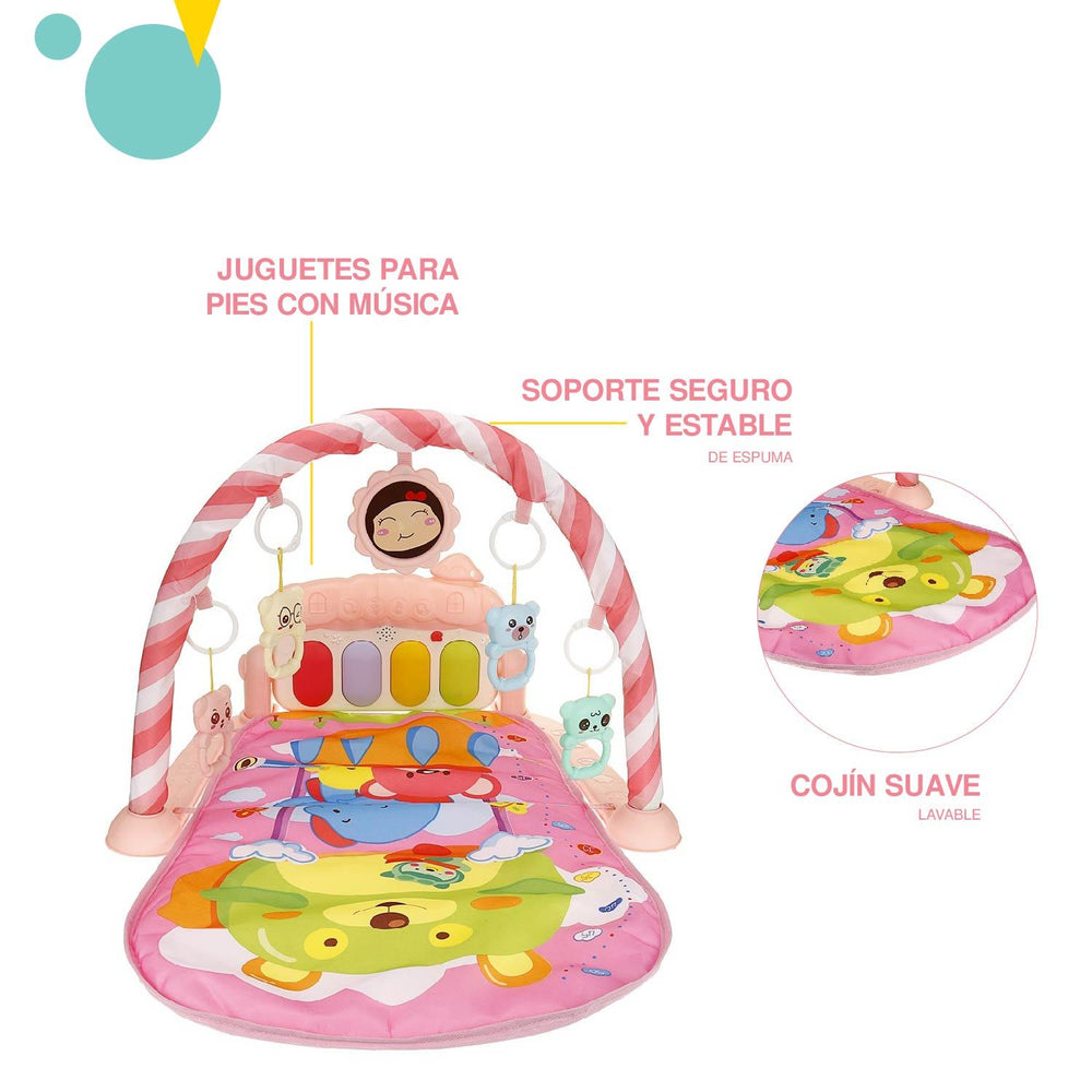 Tapete de ejercicio didactico bebe con sonido